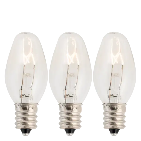 10 Watt Light Bulb – Clear 3-pack