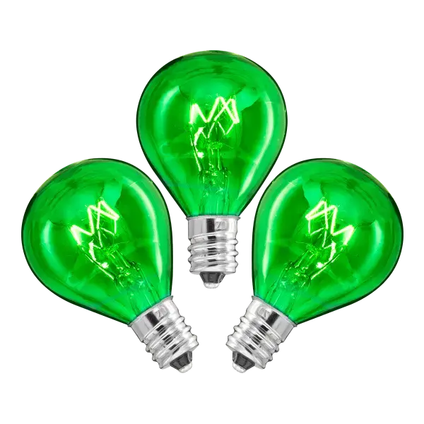 20-Watt Bulb - 3-pack - Green