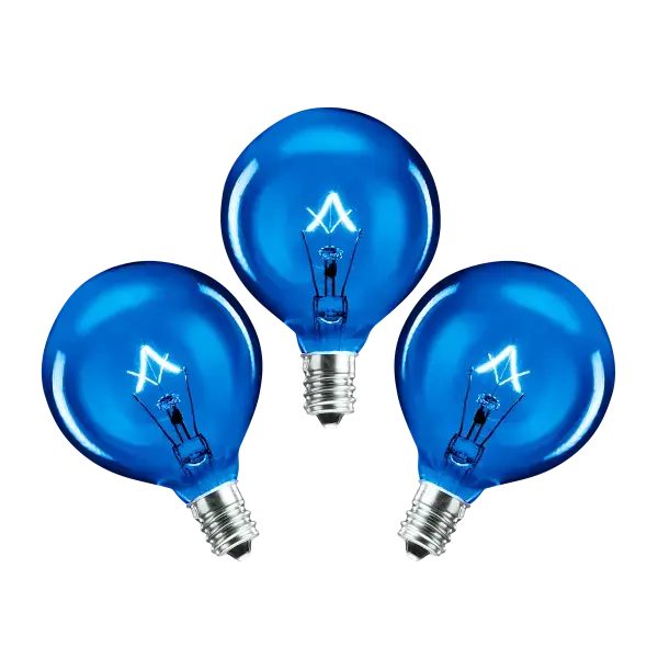 25-Watt Bulb - 3-pack - Blue