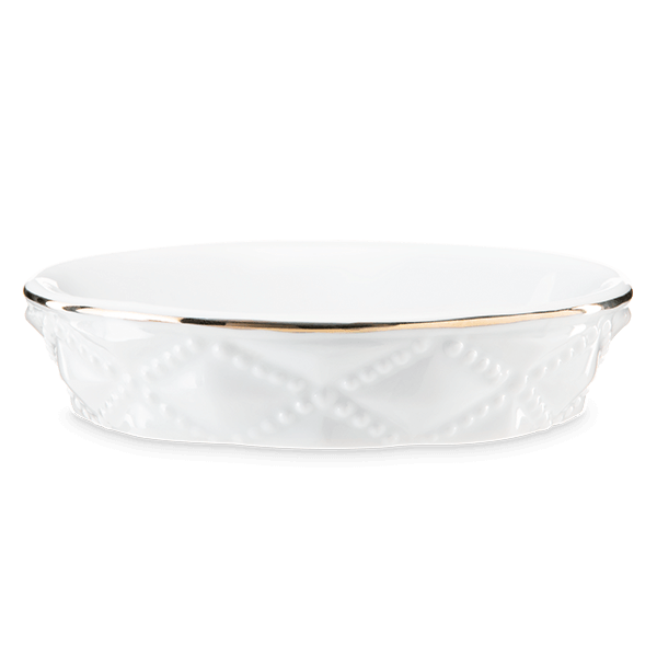 Diamond Milk Glass replacement dish