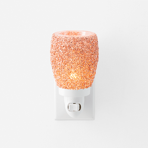 Glitter Rose Gold Mini Warmer