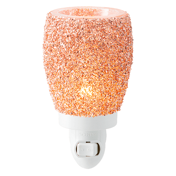 Glitter Rose Gold Mini Warmer