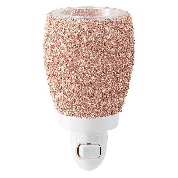 Glitter Rose Gold Mini Warmer