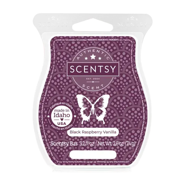 Black Raspberry Vanilla Scentsy Bar