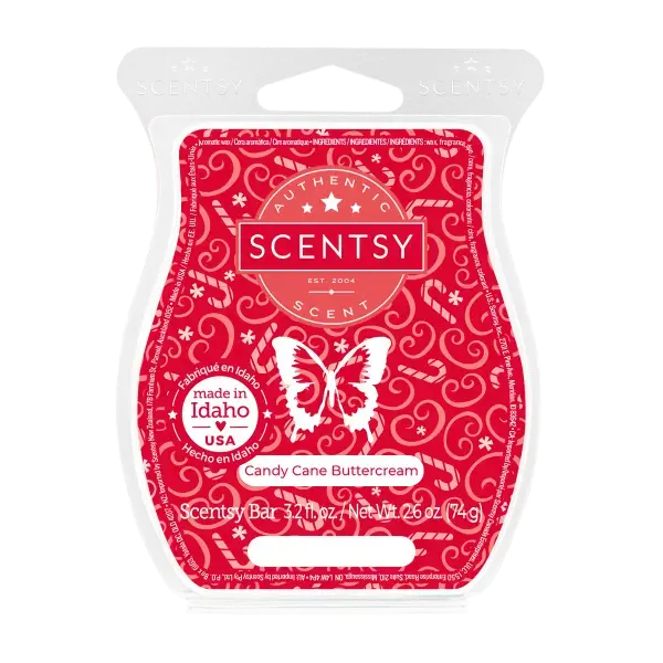 Candy Cane Buttercream Scentsy Bar