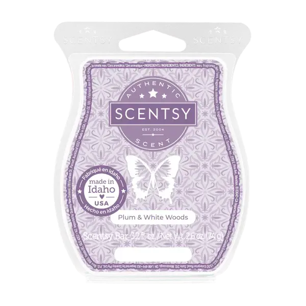 Plum & White Woods Scentsy Bar