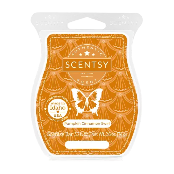 Pumpkin Cinnamon Swirl Scentsy Bar