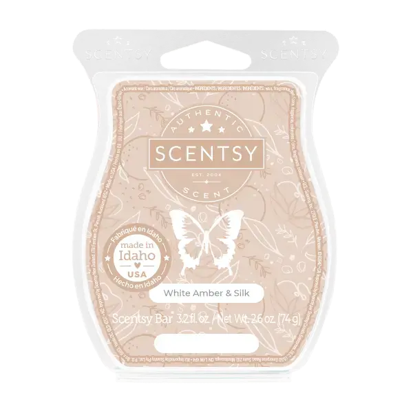 White Amber & Silk Scentsy Bar