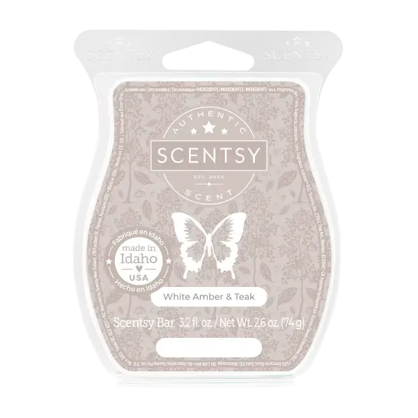 White Amber & Teak Scentsy Bar