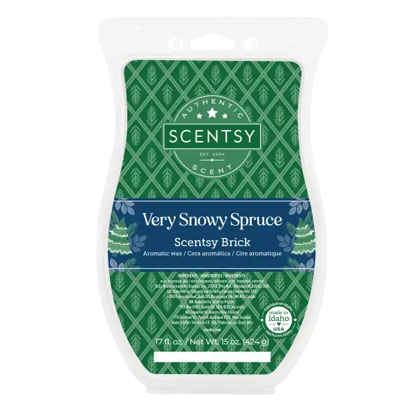 Very Snowy Spruce Scentsy Brick